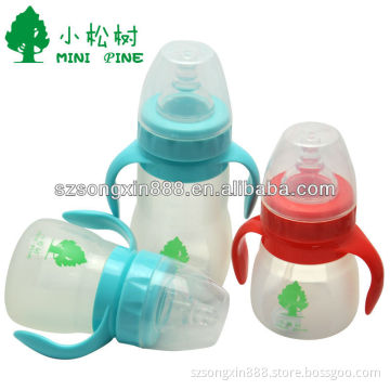 140ml Red beautiful silicone baby feeding bottle, baby milk bottle,vacuum flask feeding baby bottle